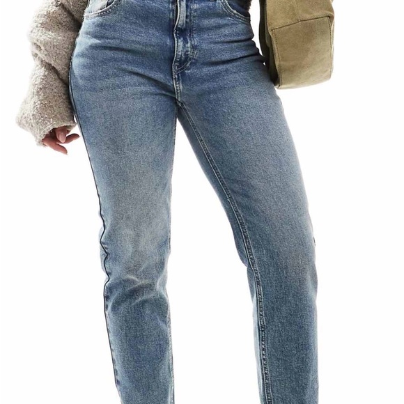 Pull&Bear Denim - Pull&Bear High Rise Mom Jeans